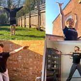 Motionhouse dancers working at home to create the Together in Isolation programme for the company's YouTube channel.