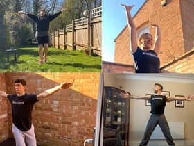 Motionhouse dancers working at home to create the Together in Isolation programme for the company's YouTube channel.