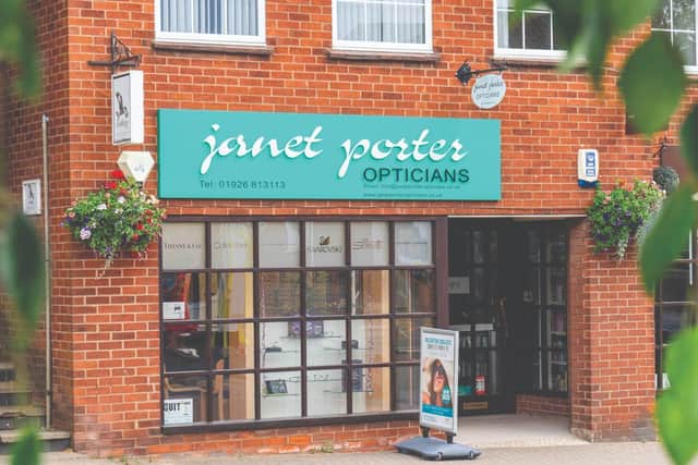 Janet Porter Opticians in Coventry Street in Southam. Photo supplied.