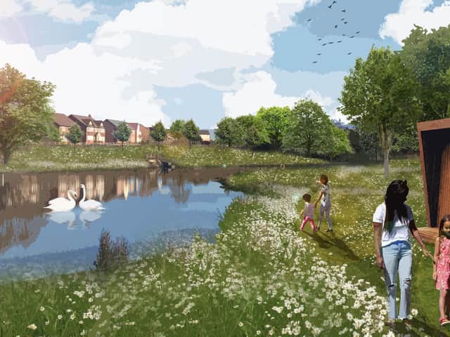 Concept art for the Tach Brook Country Park.