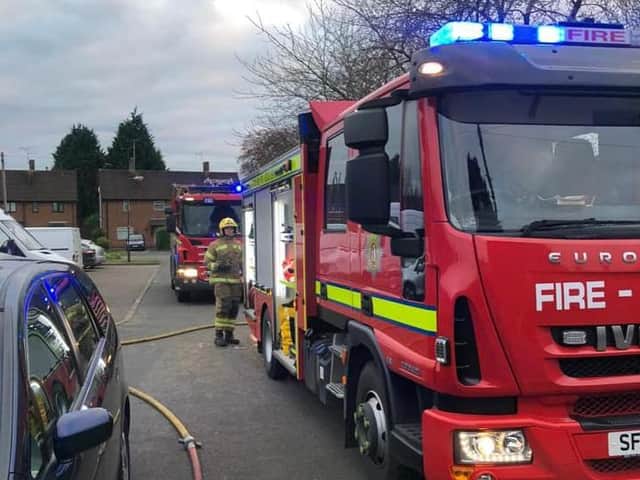 Two fire crews were called to a house fire in Kenilworth. Photo by Kenilworth Fire Station