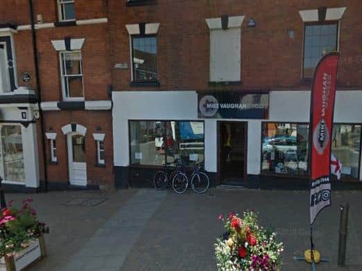 Mike Vaughan Cycles in Kenilworth. Image courtesy of Google Maps.