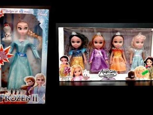 Both sets of fake dolls are dangerous.