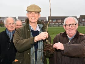 Former Radford Semele Parish Councillor Henry Marriott and Stan Sabin, Chairman of Radford Semele Parish Council.