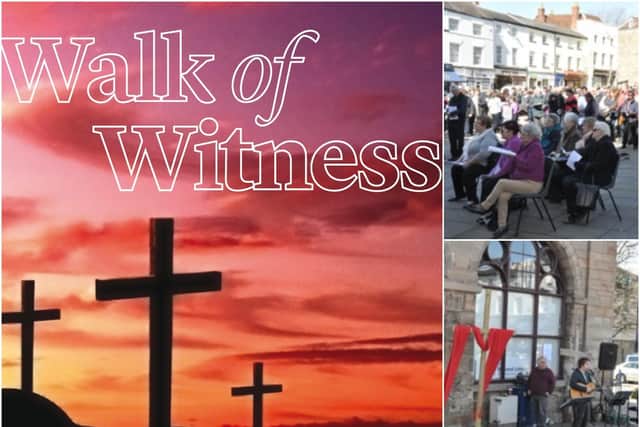 Warwick's Walk of Witness and service have been cancelled due to coronavirus. Photos by Churches Together Warwick