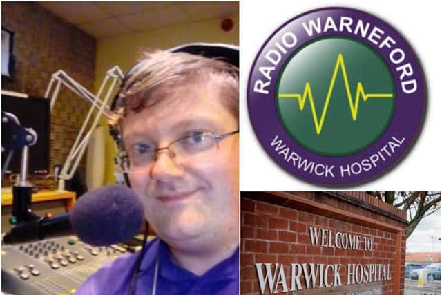 Hospital radio DJ Stephen Height. Photos supplied.