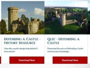 The team at Warwick Castle have released some learning activities. Photo submitted