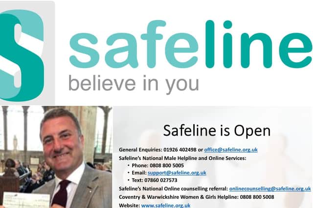 The team at Safeline are appealing for donations. Photos by Safeline