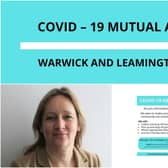 The Warwick and Leamington Covid-19 Mutual Aid Group is helping the Warwick District Foodbank. Photo also shows Cllr Helen Adkins, who is one of the organisers. Photos submitted.
