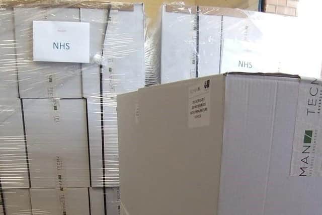 Production of face shields at Tecman is being ramped up.