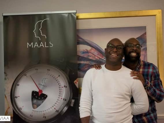Brothers Andy (left) and Mark Sealey at a watchfair.