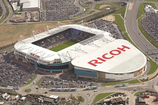 The Ricoh Arena in Coventry.