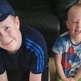 Matthew(13) and Freddie (5) Quigg