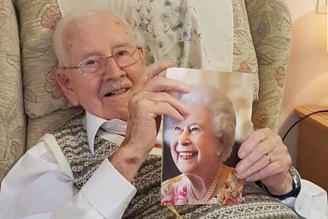Ron Trenchard celebrating his 100th birthday.