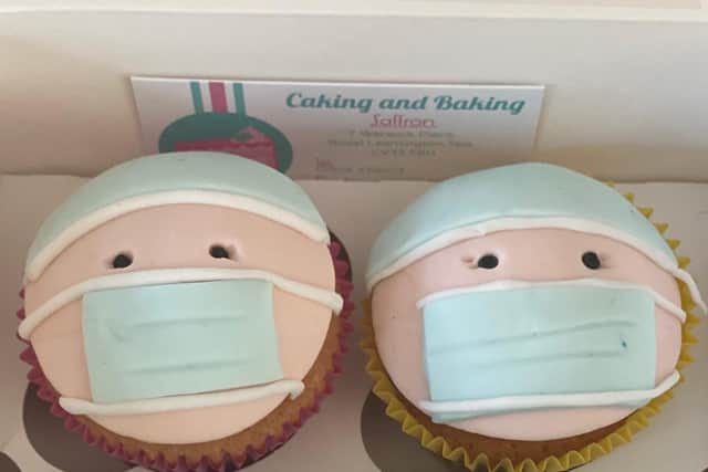 Some of the cupcakes Saffron delivered to Warwick Hospital for Easter. Photo supplied