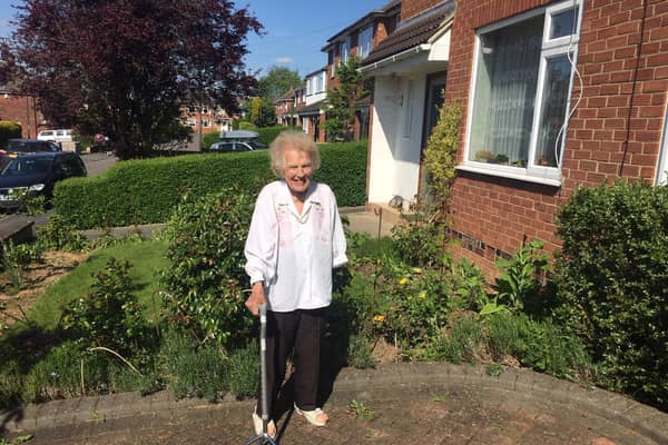 Pauline Saunders, who lives in Cubbington and is 100 years old, has shared her memories of VE Day 75 years ago.