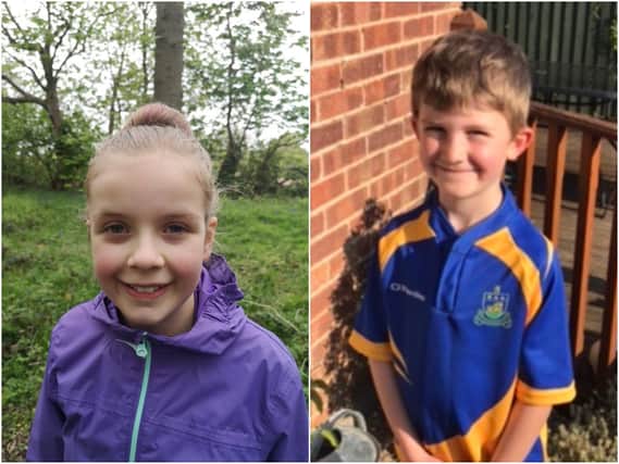 Competition winners Matilda Henley, aged 11 andBenjamin Crow, age 6. Photos supplied