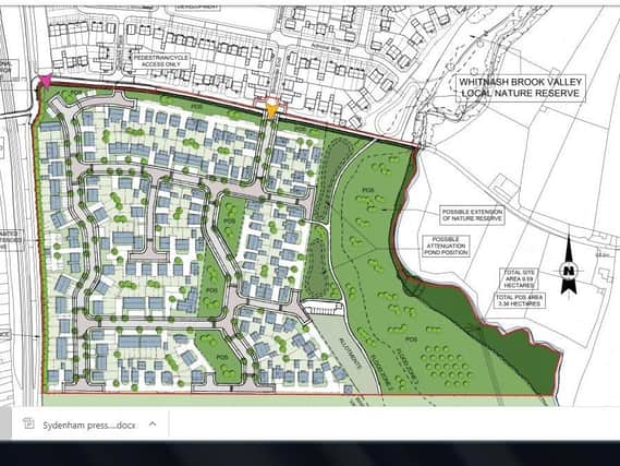 An illustrative layout image of the proposed Phase 1 development in Sydenham by AC Lloyd