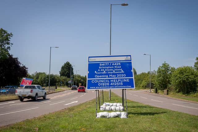 The completion of the Stanks Island and Birmingham Road works in Warwick have been delayed further