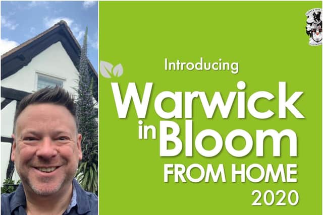 Cllr Richard Eddy, Chair of Community Culture at Warwick Town Council, has announced that Warwick in Bloom is returning this year with a twist. Photo supplied