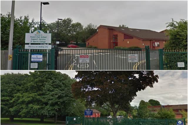 Round Oak School and Ridgeway School are set to merge. Photos by Google Street View