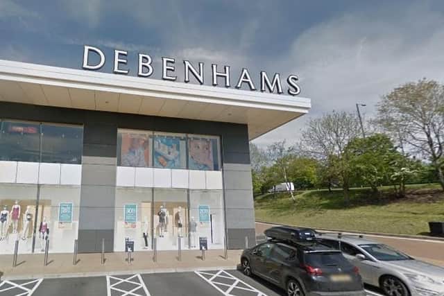 Rugby's Debenhams. Photo: Google Streetview.