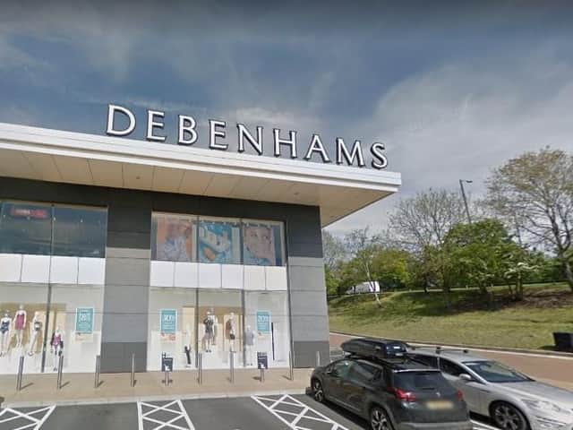 Rugby's Debenhams. Photo: Google Streetview.