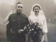 Fred Green with his wife Nellie. Photo supplied by Unlocking Warwick