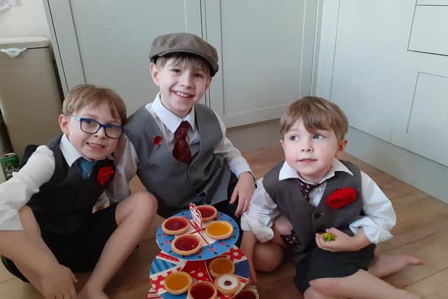 The Webster family have been putting on shows on heir doorstep and recreating their children's favourite TV programmes online from their home.