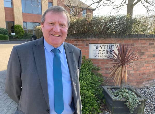 Darryl Barnes is now celebrating 40 years with Leamington solicitors, Blythe Liggins.