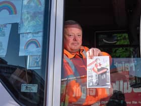 Residents have been leaving gifts and messages of support for waste crews, who have continued to collect waste through the pandemic.