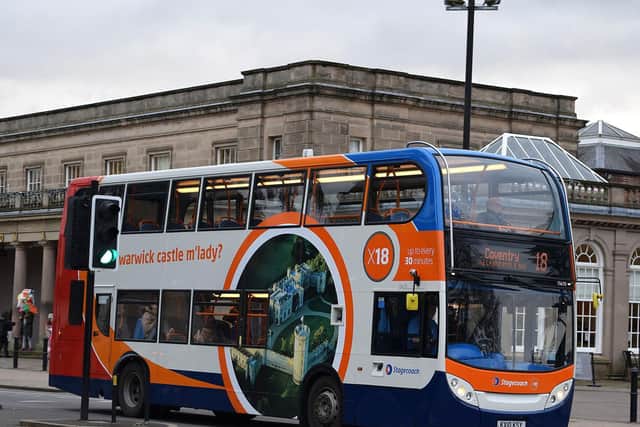 Stagecoach will be extending timetables across Warwickshire. Photo by Stagecoach