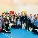 Some of the volunteers and service users at Warwickshire Vision Support's last AGM. Photo supplied