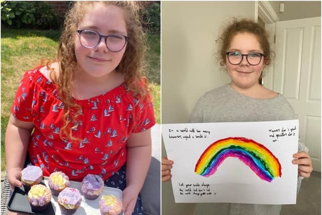 Darcy Melville has been selling cakes to help raise money for the NHS. Photos supplied
