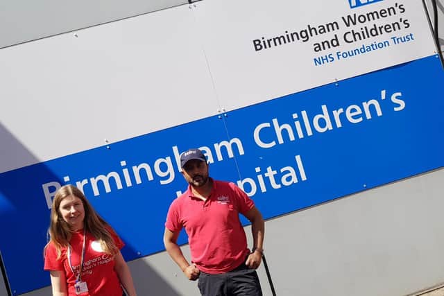 Baabzi donated meals to staff at Birmingham Children's Hospital. Photo supplied