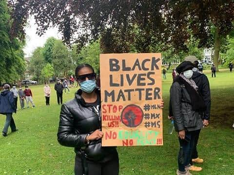 Photo credit: Members of Rugby's Black Lives Matter.