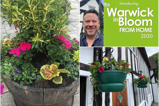 Warwicks town centre has beenfilled with more than200 flowering hanging baskets, containers and tubs in the past week as part of Warwick in Bloom.