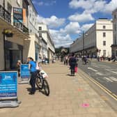 Many shops have now re-opened in Leamington town centre.