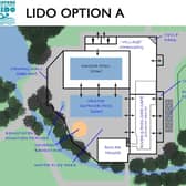 One of the plans of The Restore Kenilworth Lido group's campaign.
