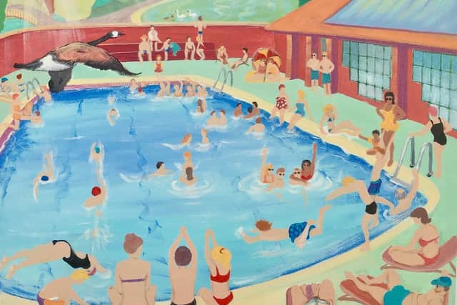 Karen Pittaway's artistic impression of a new lido in Kenilworth.