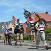 Protestors on the march. Photo by Ben Piper.