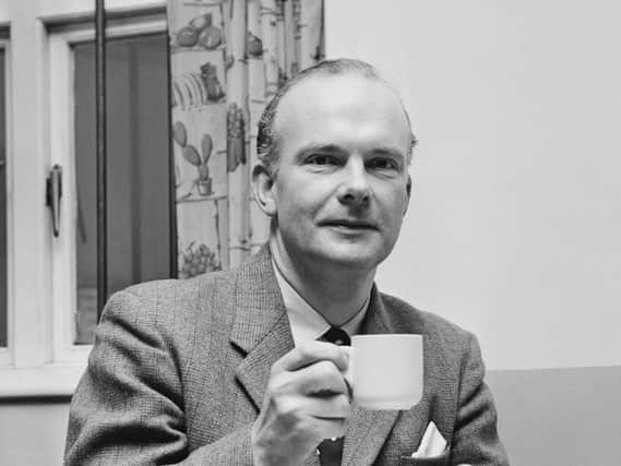 Far-right politician Colin Jordan drinking tea in 1968. (Photo by Daily Express/Hulton Archive/Getty Images)