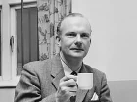 Far-right politician Colin Jordan drinking tea in 1968. (Photo by Daily Express/Hulton Archive/Getty Images)