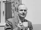 Far-right politician Colin Jordan drinking tea in 1968. (Photo by Daily Express/Hulton Archive/Getty Images)