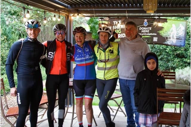 On day two the High Sheriff of Warwickshire set off from The Garden Shed in Wellesbourne. Photo supplied