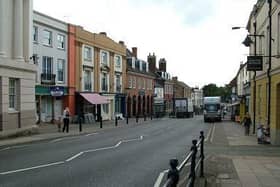 Lutterworth high street.