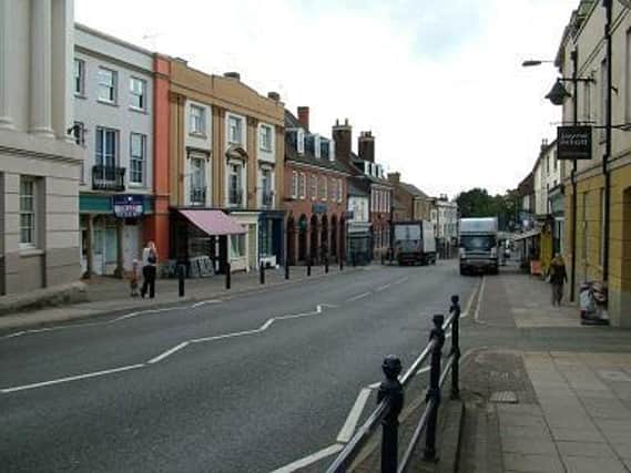 Lutterworth high street.