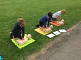 Pupils were taught how to deal with everything covering burns, bleeding, CPR and choking in the first aid workshop
