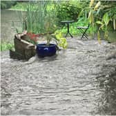 Raw sewage regularly bursts from a drain into a Warwick couple's garden and into the River Avon. Photo by Ben Thompson