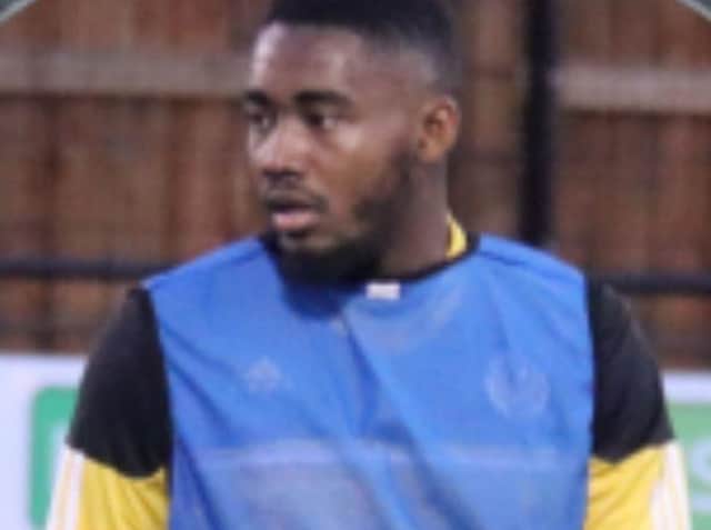 Racing Club Warwick’s Romario Martin was on the scoresheet in their 2-1 defeat by Hanley Town on Tuesday evening